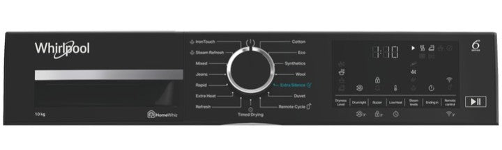 Whirlpool 10KG freistehend Heat Pump Wäschetrockner - Manhattan Grau | WDH10W7MGIRE