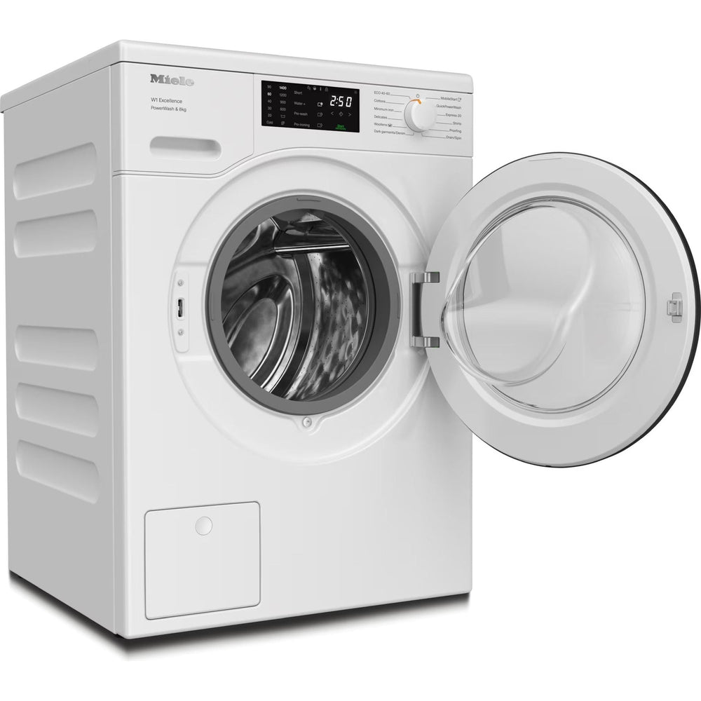 Miele W1 PWash 8KG 1400RPM freistehend Waschmaschine - Lotus Weiß | WEB365WCS