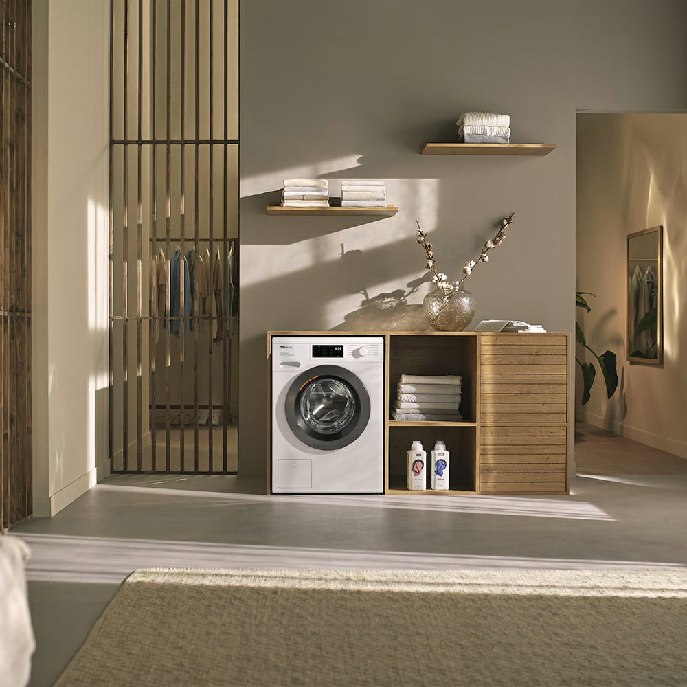 Miele W1 PWash & Steam 9KG 1400RPM freistehend Waschmaschine - Lotus Weiß | WED 385