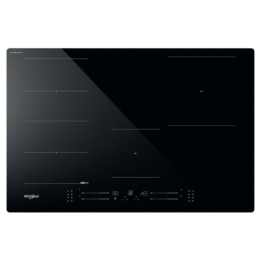 Whirlpool 80CM 4 Zones Induction Kochfeld mit CleanProtect - Schwarz | WF S1577 CPNE
