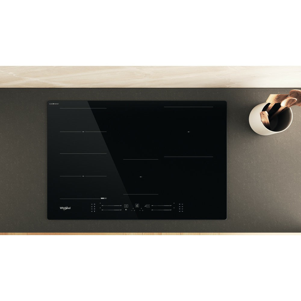 Whirlpool 80CM 4 Zones Induction Kochfeld mit CleanProtect - Schwarz | WF S1577 CPNE