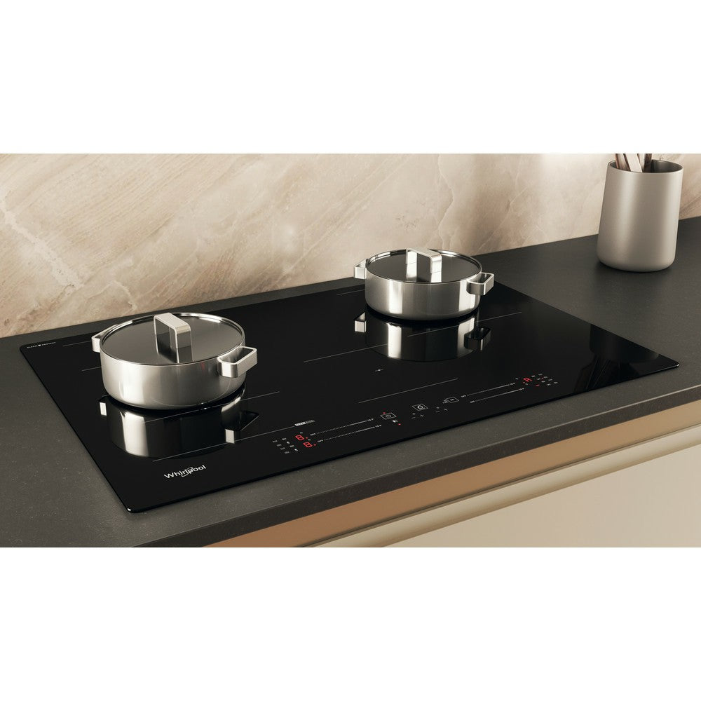 Whirlpool 80CM 4 Zones Induction Kochfeld mit CleanProtect - Schwarz | WF S1577 CPNE