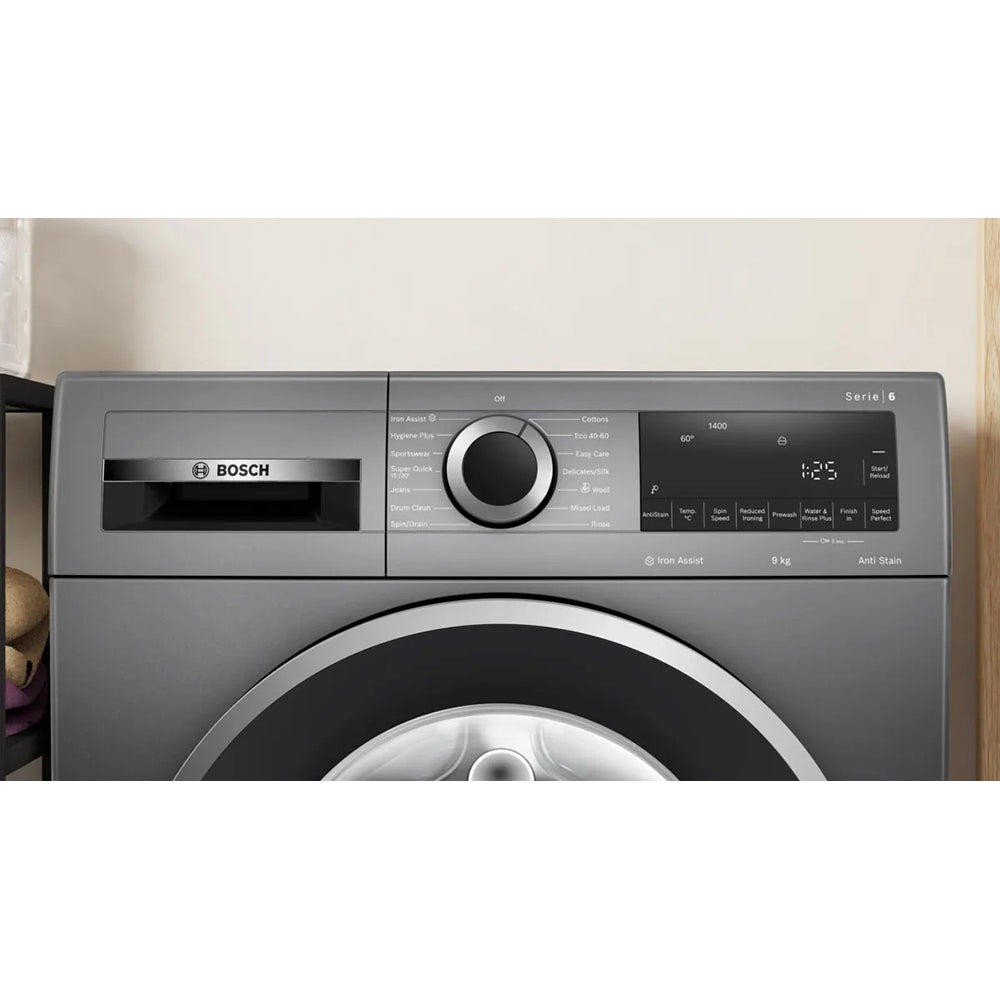 Bosch Series 6 9KG 1400RPM freistehend Waschmaschine - Graphit | WGG244ZCGB