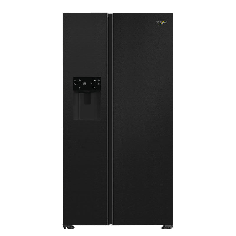 Whirlpool 571L freistehend American Style Kühl-Gefrierkombination - Inox | WHG26574WXK5UK