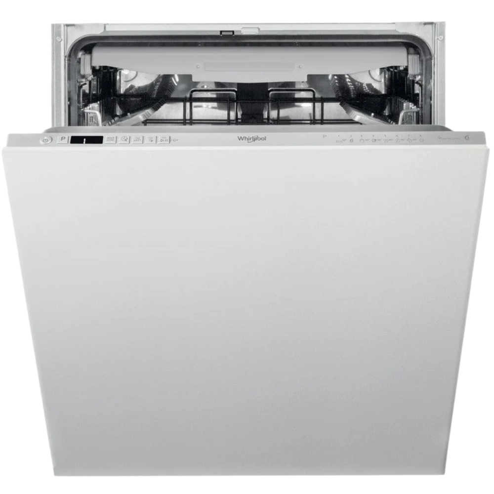 Whirlpool 60CM integriert Standard Geschirrspüler - Silber | WIC3C33PFEUK