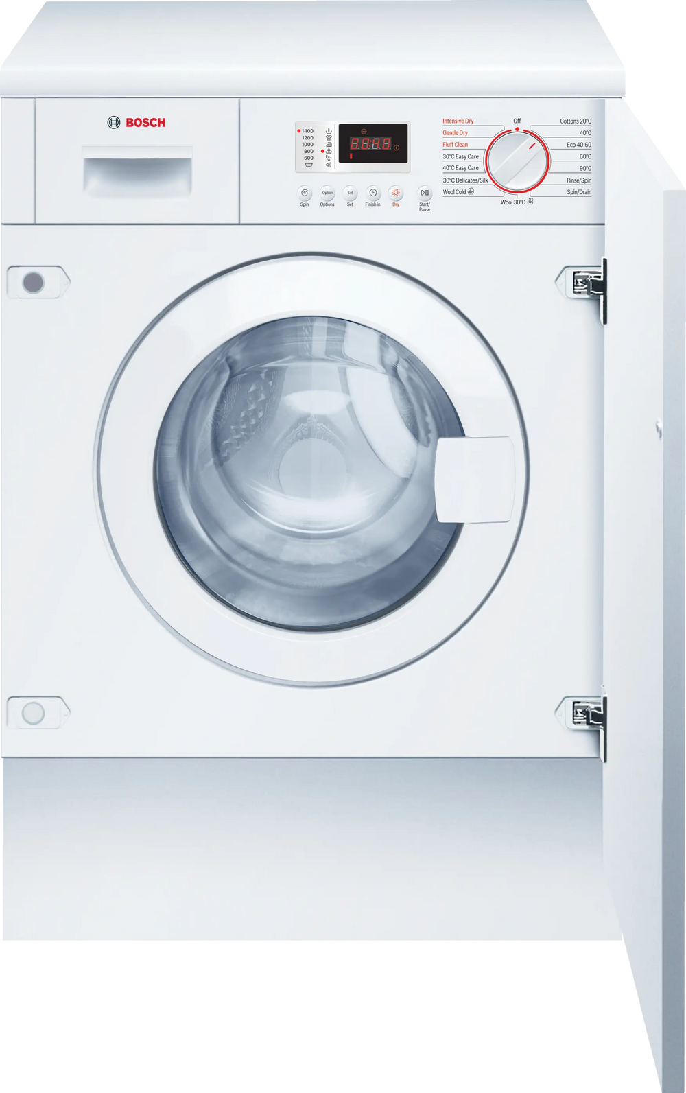 Bosch Serie 4 7kg/4kg 1400 U/Min Einbau-Waschtrockner – Weiß | WKD28352GB