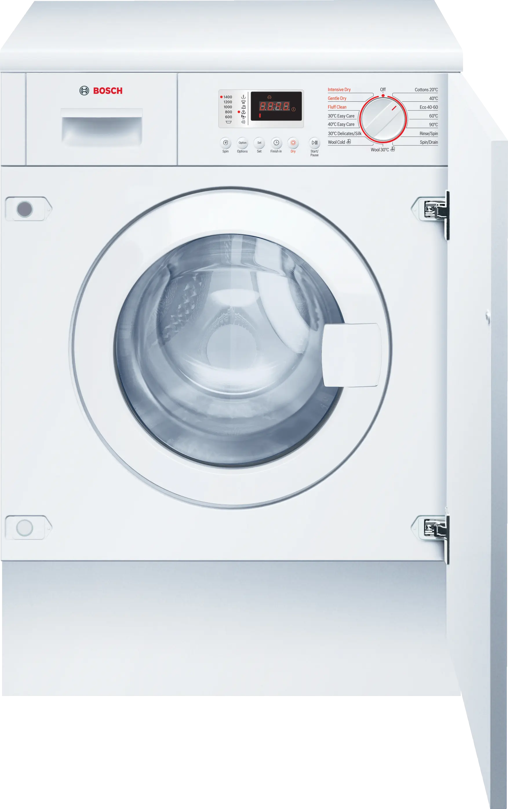 Bosch Serie 4 7kg/4kg 1400 U/Min Einbau-Waschtrockner – Weiß | WKD28352GB