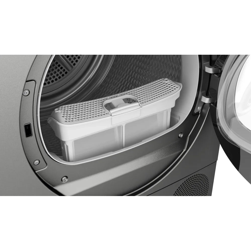 Bosch Series 6 9KG Heat Pump Wäschetrockner - Cast Iron Grau | WQG245R1GB