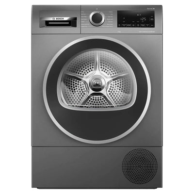 Bosch Series 6 9KG Heat Pump Wäschetrockner - Cast Iron Grau | WQG245R1GB