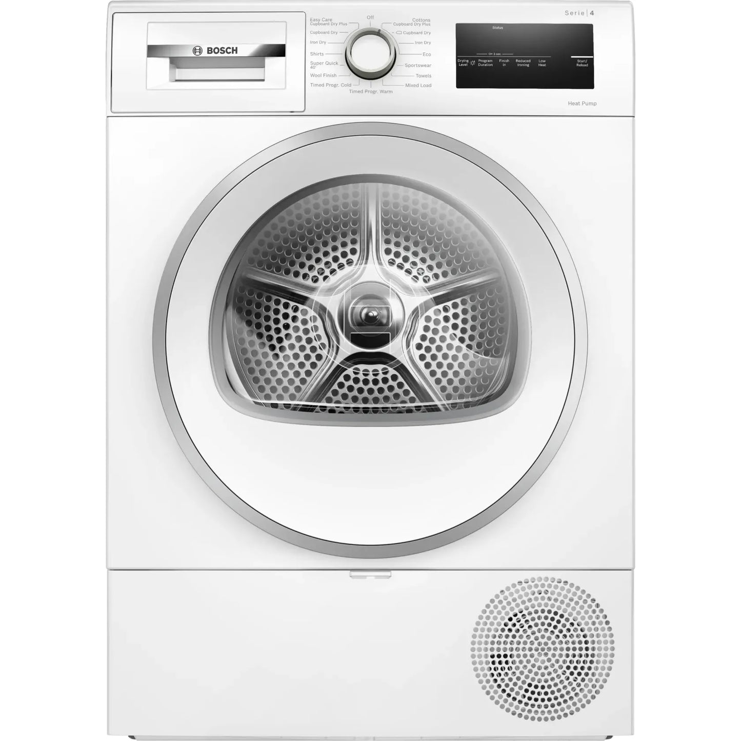 Bosch Series 4 8KG freistehend Heat Pump Wäschetrockner - Weiß | WTH85224GB