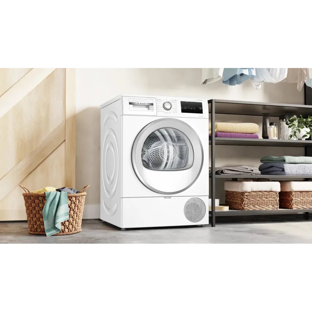 Bosch Series 4 8KG freistehend Heat Pump Wäschetrockner - Weiß | WTH85224GB
