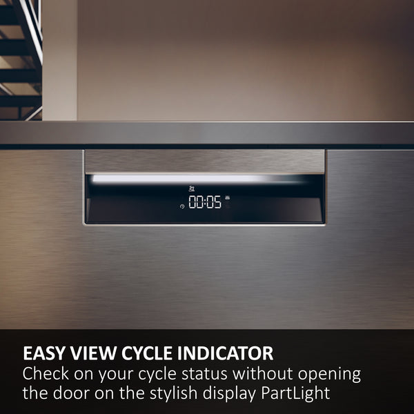 Haier I-Pro Shine Series 7 60CM freistehend Standard Geschirrspüler - Anthracite | XF4A4M4PDA-80