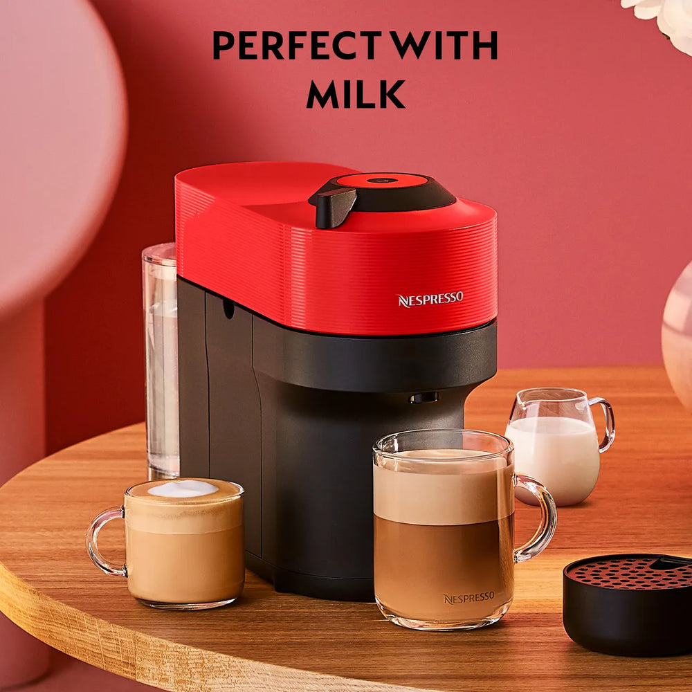 Krups Nespresso Vertuo Pop Pod Kaffeemaschine - Rot | XN920540