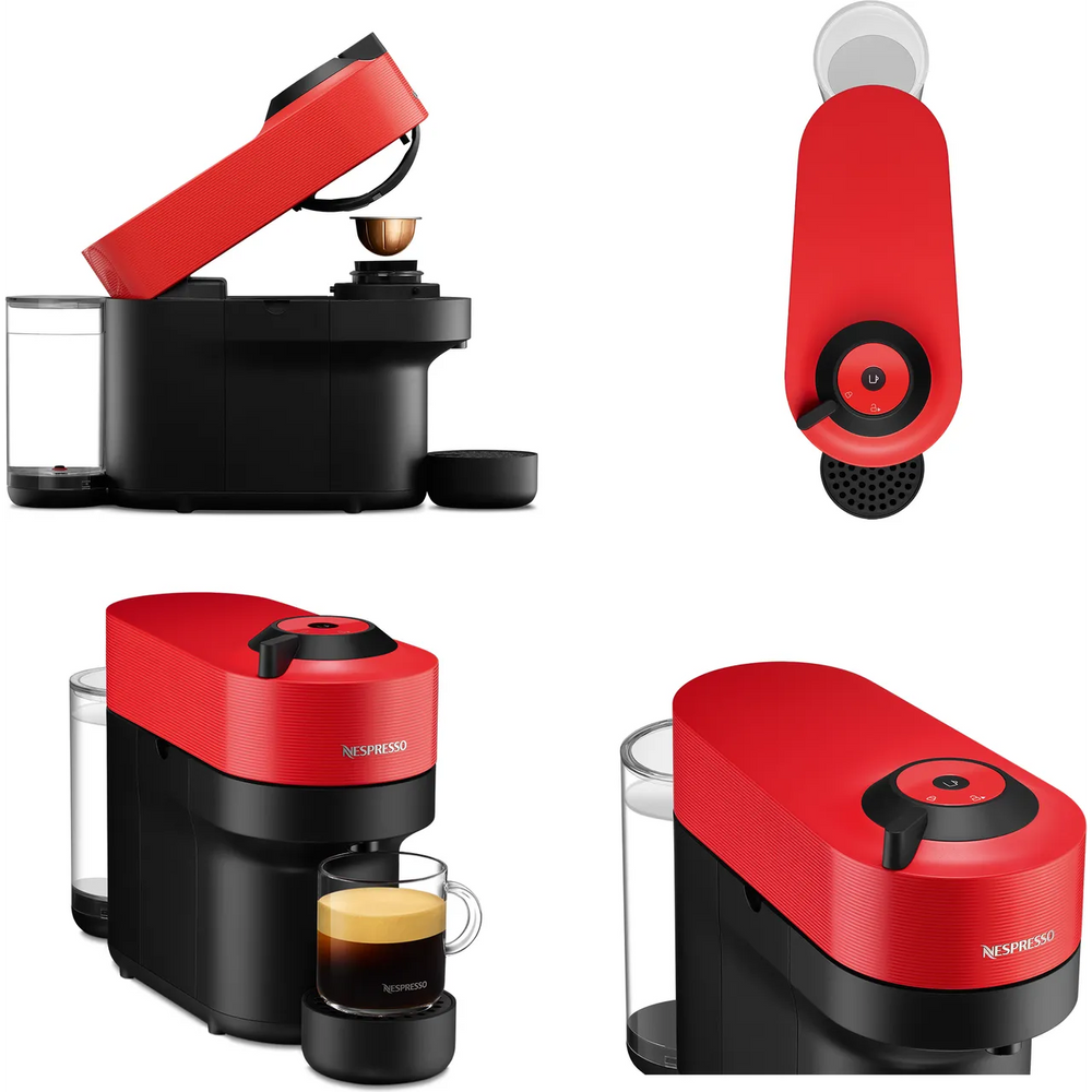 Krups Nespresso Vertuo Pop Pod Kaffeemaschine - Rot | XN920540
