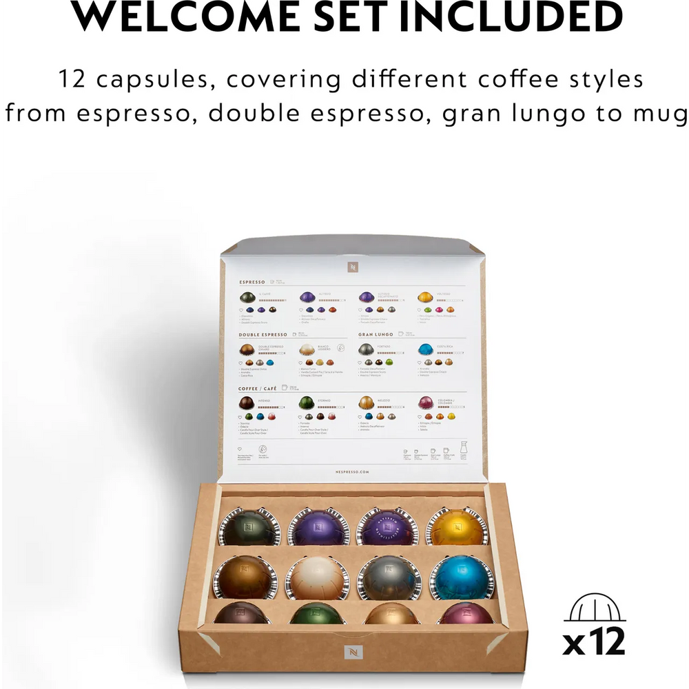 Krups Nespresso Vertuo Pop Pod Kaffeemaschine - Rot | XN920540