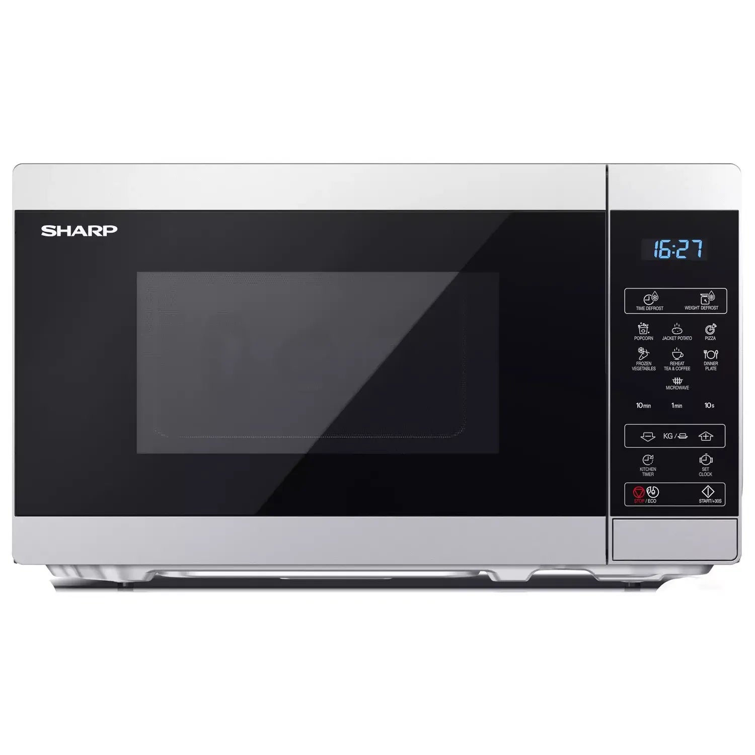Sharp 20L freistehend Mikrowelle - Silber | YC-MS02U-S