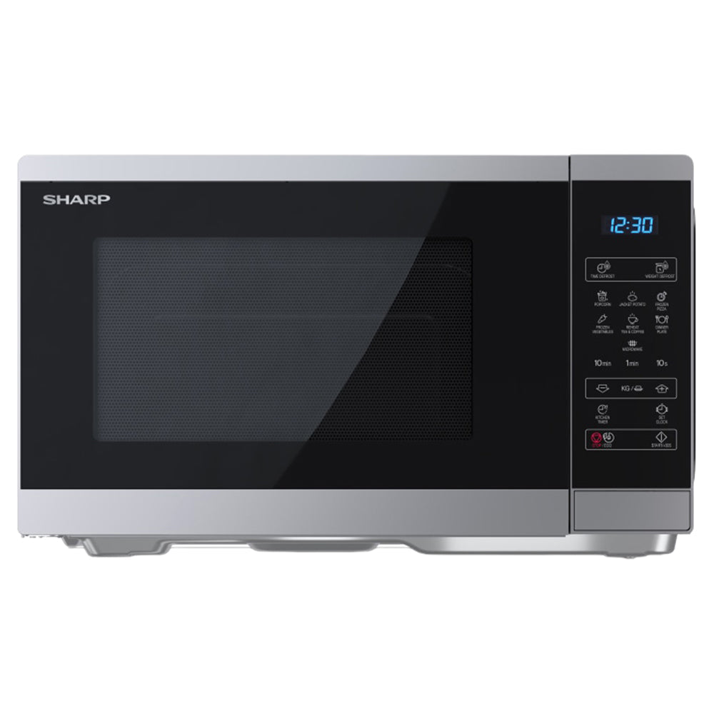 Sharp 25L Freestanding Microwave - Silver & Black | YC-MS252AU-S