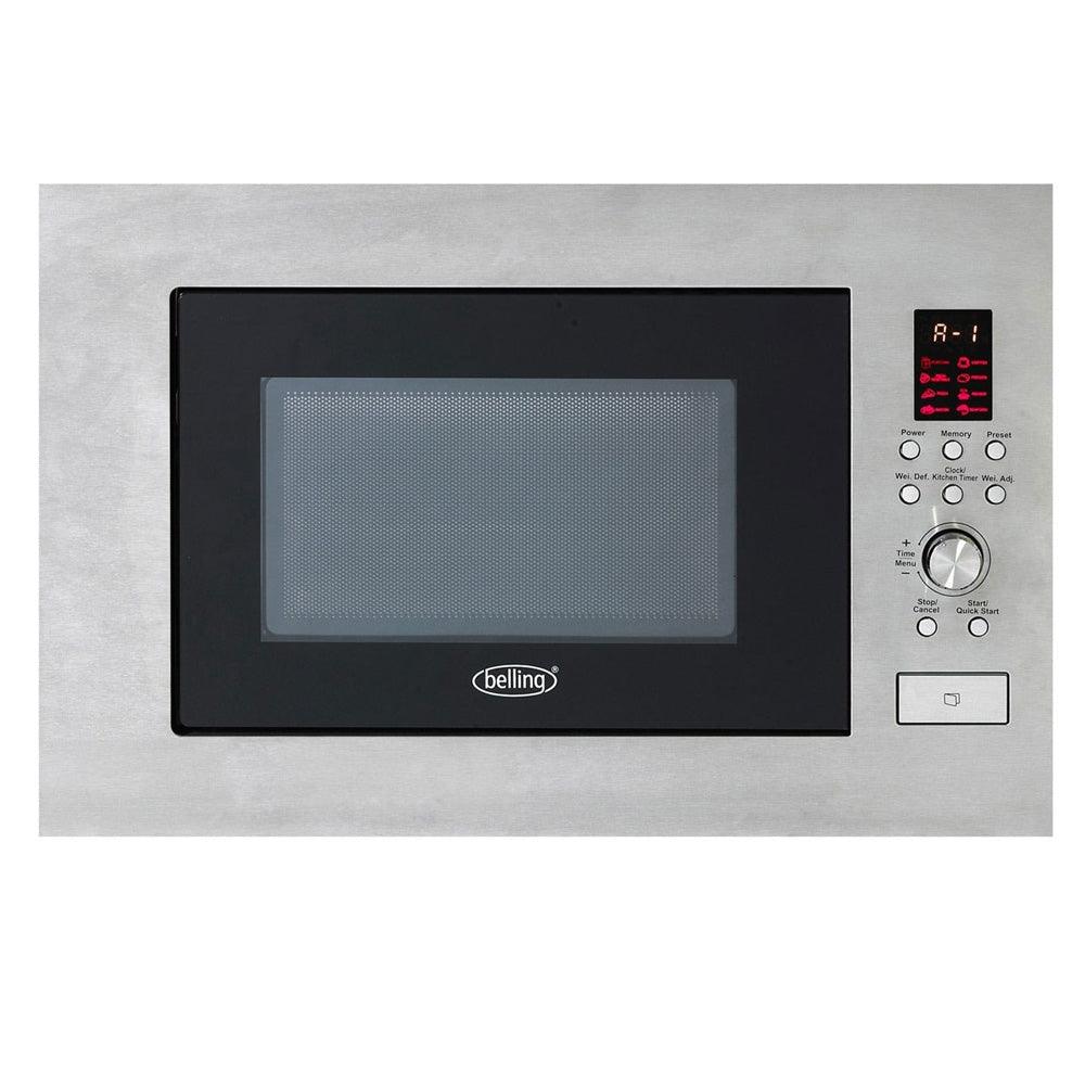 Belling 23L integriert Mikrowelle - Edelstahl | BIM60STA