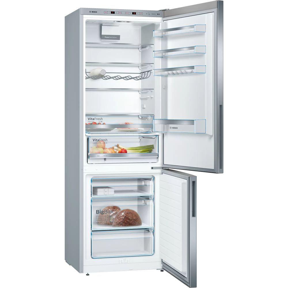 Bosch Serie 6 Low Frost freistehend Kühl-Gefrierkombination - Inox | KGE49AICAG