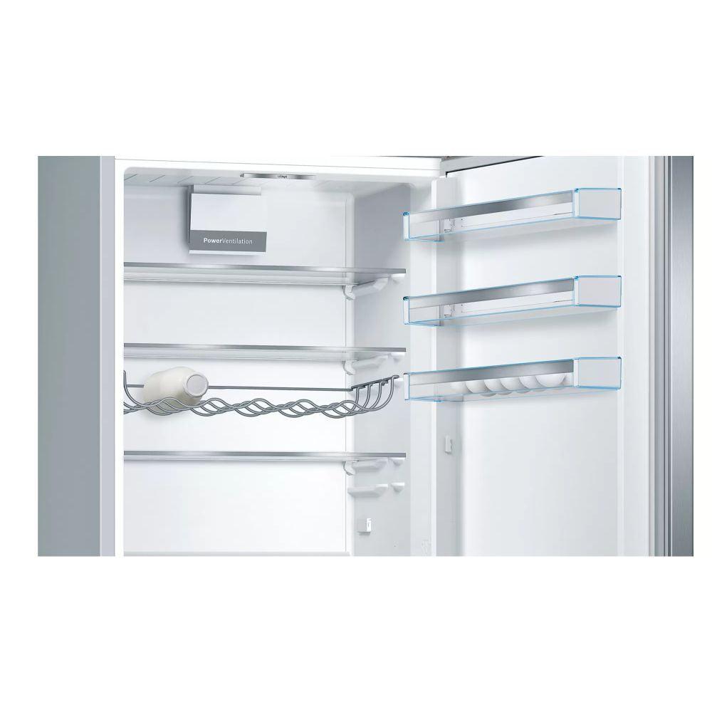 Bosch Serie 6 Low Frost freistehend Kühl-Gefrierkombination - Inox | KGE49AICAG