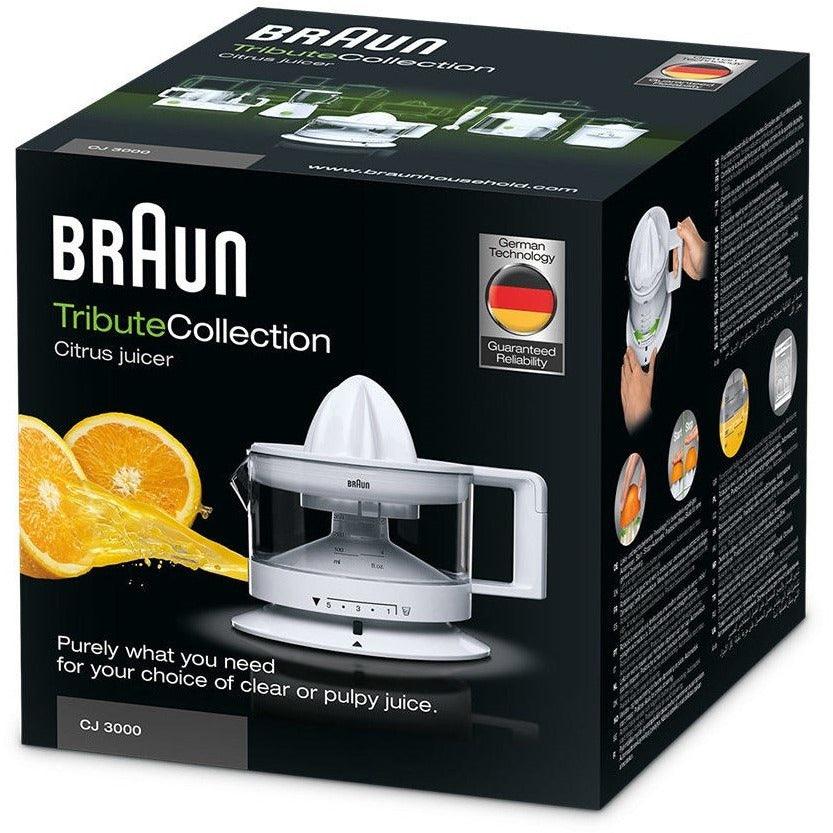 Braun Tribute Collection 20W Citrus Zitruspresse - Weiß | CJ3000
