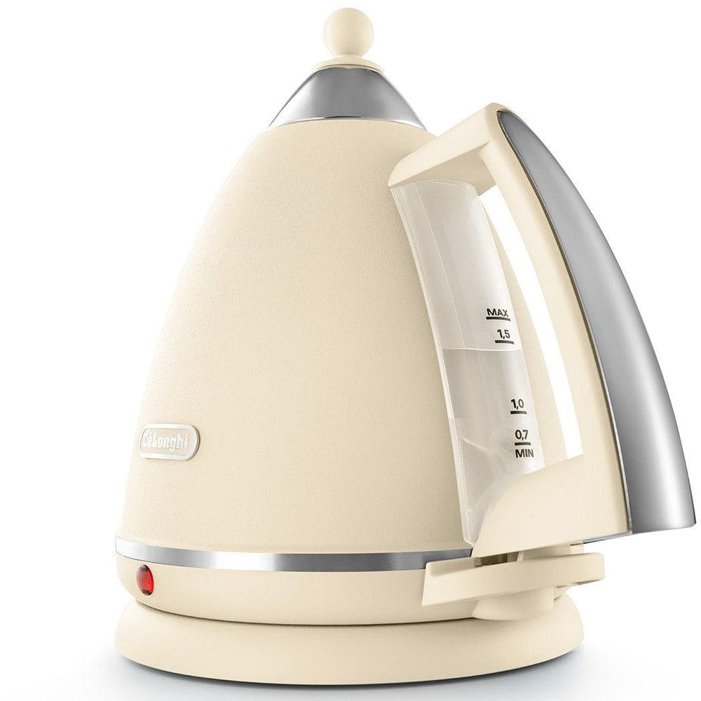 DeLonghi Argento Flora 1.7L Wasserkocher - Beige | KBX3016.BG
