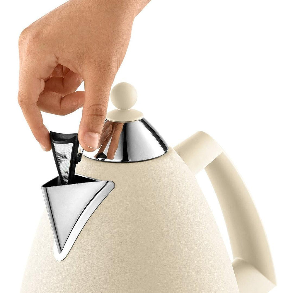 DeLonghi Argento Flora 1.7L Wasserkocher - Beige | KBX3016.BG