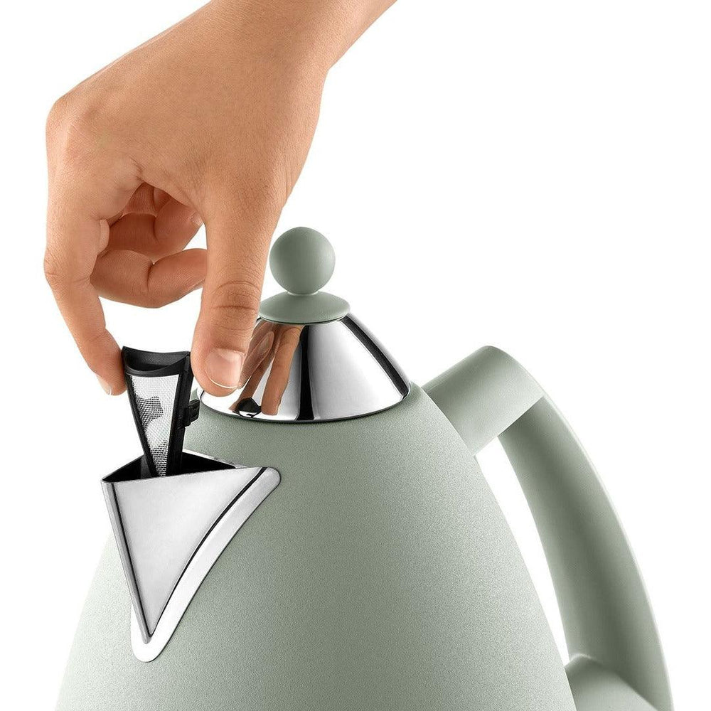 DeLonghi Argento Flora 1.7L Wasserkocher - Grün | KBX3016.GR