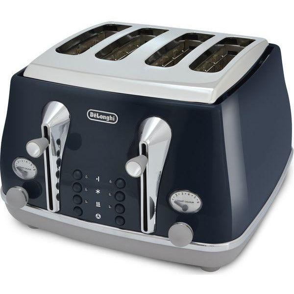 DeLonghi Icona 1800W 4 Slice Toaster - Blau | CTOC4003.BL