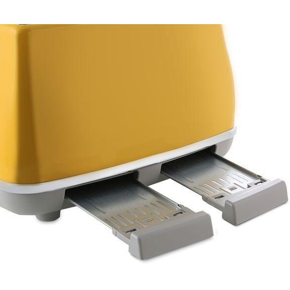 DeLonghi Icona 1800W 4 Slice Toaster - Yellow | CTOC4003.Y