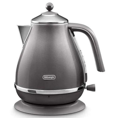 DeLonghi Icona Metallics 1.7L Wasserkocher - Grau | KBOT3001.GY