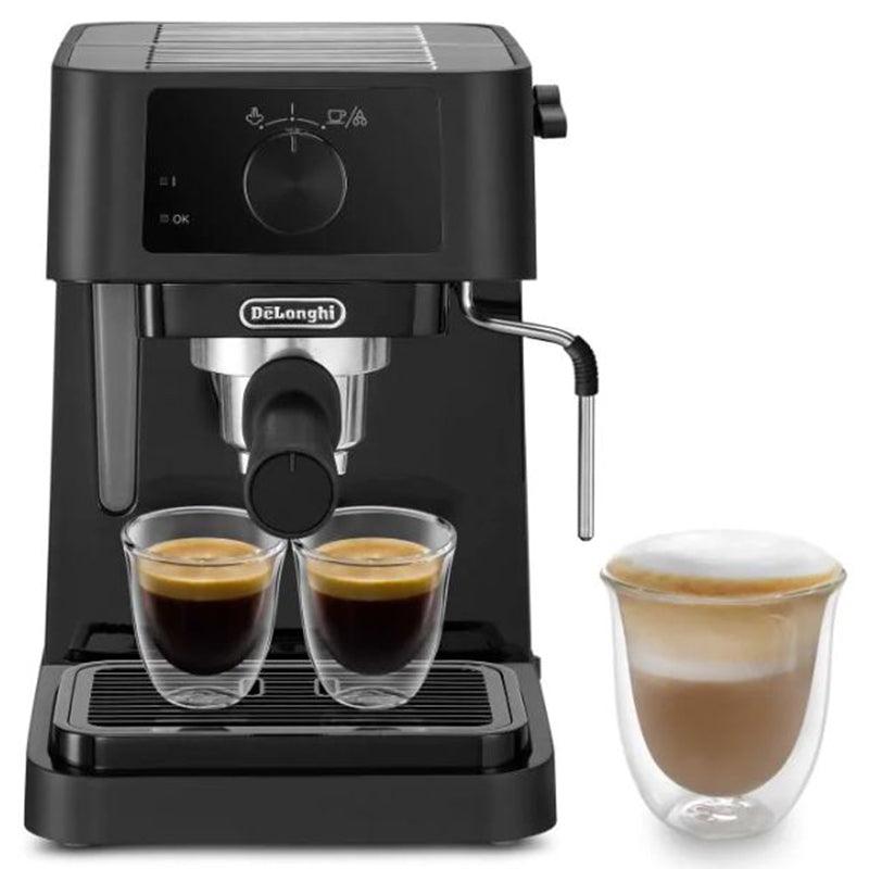 DeLonghi Stilosa Barista Espressomaschine & Cappuccino Maker - Schwarz | EC230.BK