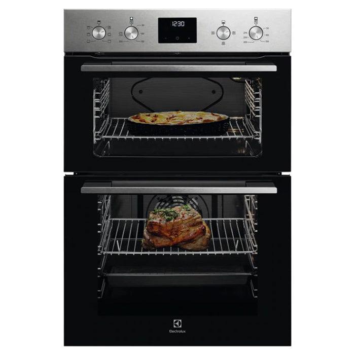 Electrolux 108L Built-In Electric Double Oven - Stainless Steel | KDFGE40TX