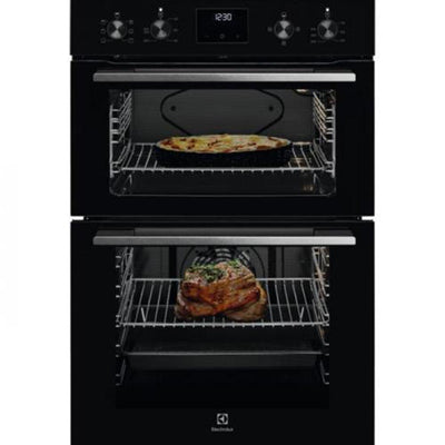 Electrolux 108L Einbau Electric Doppelbackofen - Schwarz | KDFGE40TK