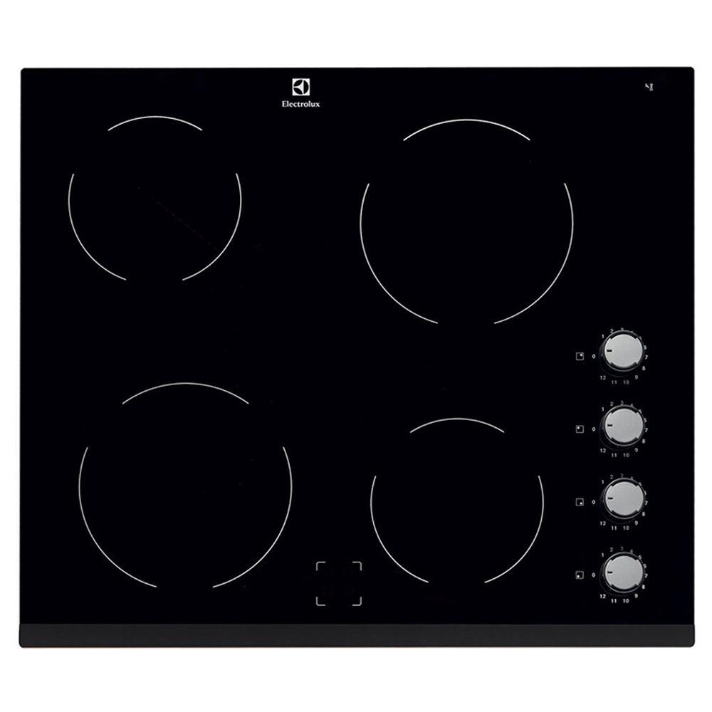 Electrolux 60CM 4 Zone Electric Ceramic Kochfeld - Schwarz | EHF6140ISK