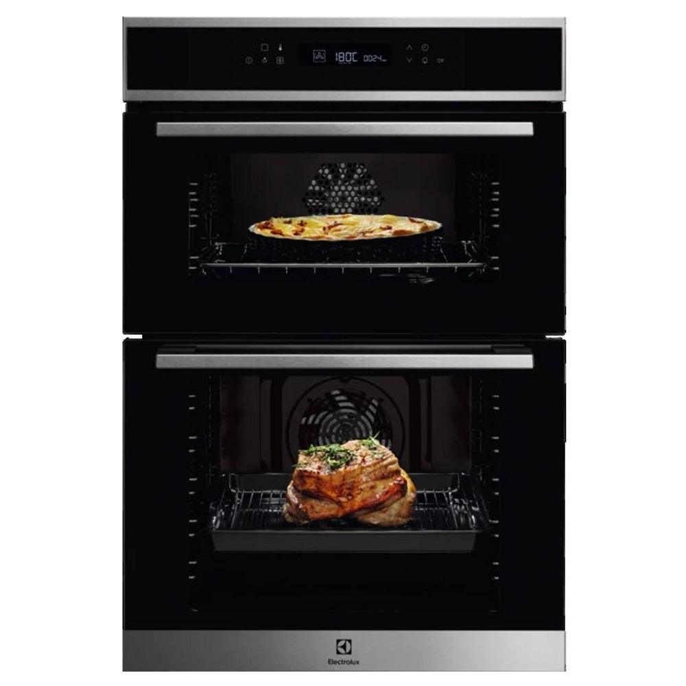 Electrolux 100L Einbau Electric Doppelbackofen - Edelstahl | KDFCC00X