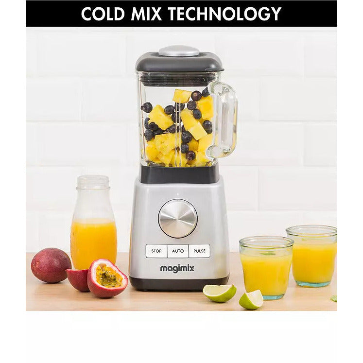 Magimix Standmixer Power 3 1000W Compact Standmixer - Matte Chrome | 11641