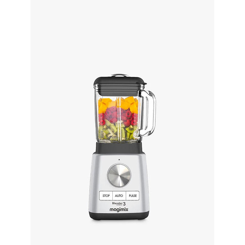 Magimix Standmixer Power 3 1000W Compact Standmixer - Matte Chrome | 11641