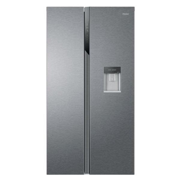 Haier 521L Frost Free freistehend American Kühl-Gefrierkombination - Silber | HSR3918EWPG
