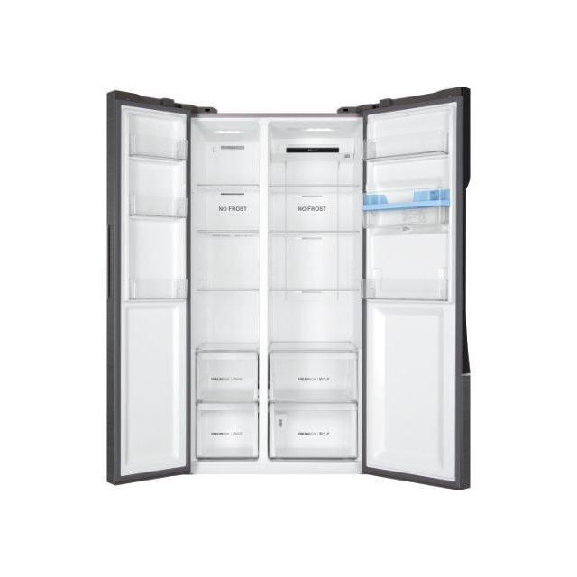 Haier 521L Frost Free freistehend American Kühl-Gefrierkombination - Silber | HSR3918EWPG