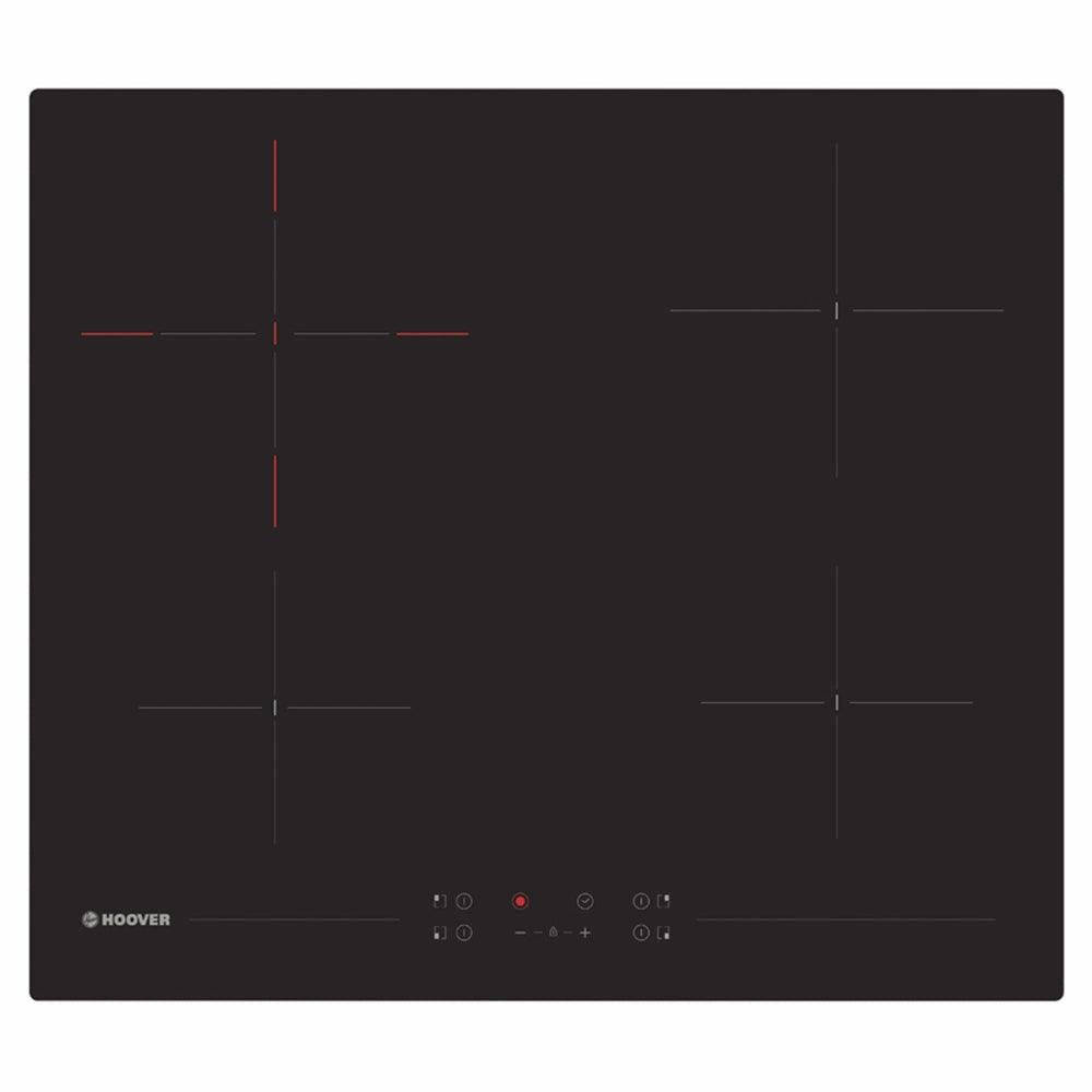 Hoover 60CM 4 Zone Ceramic Kochfeld - Schwarz | HH64DCT