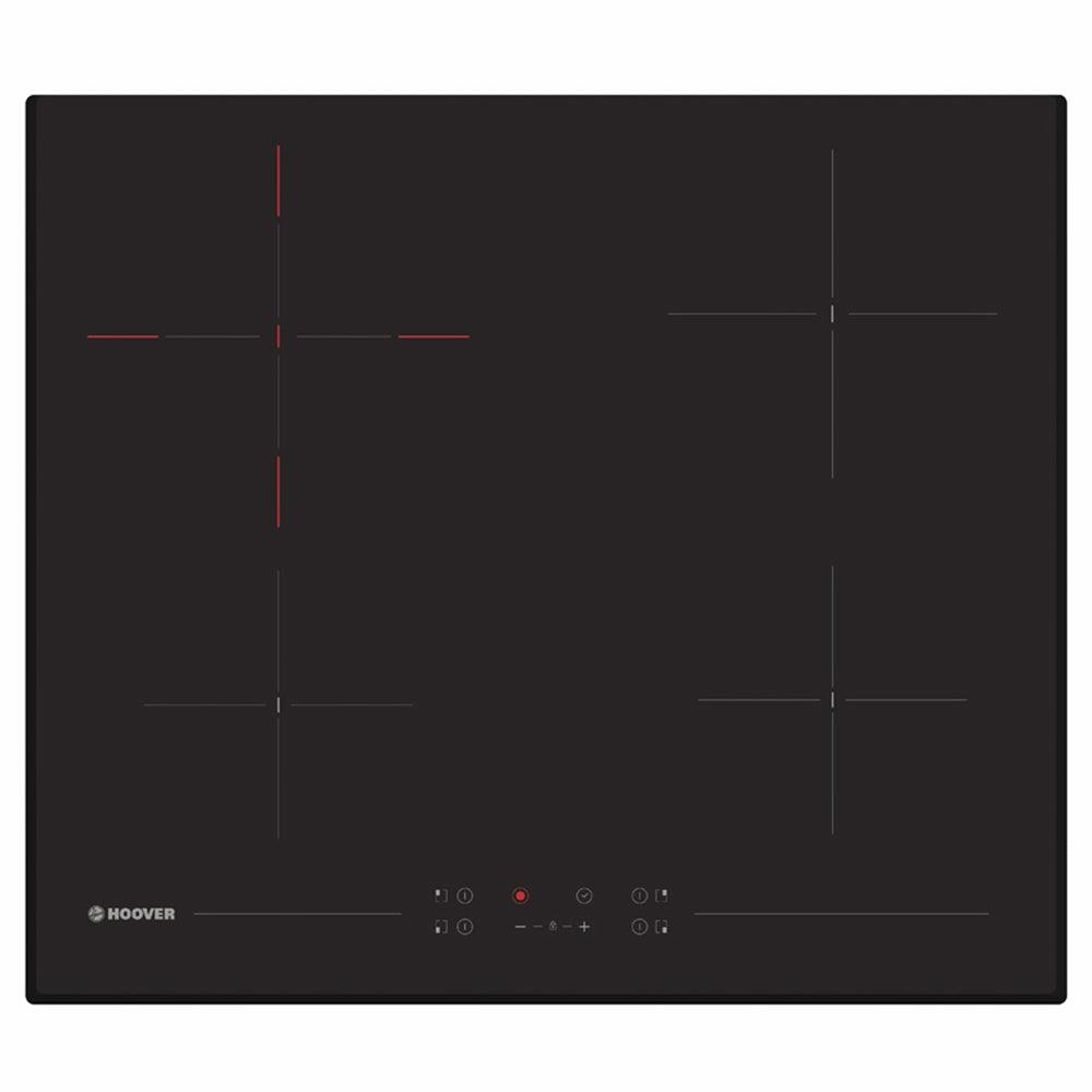 Hoover 60CM 4 Zone Ceramic Hob - Black | HH64DB3T