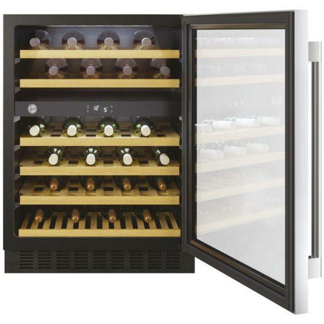 Hoover H-WINE 300 46 Bottles freistehend Weinkühlschrank - Schwarz | HWCB60 UK/N