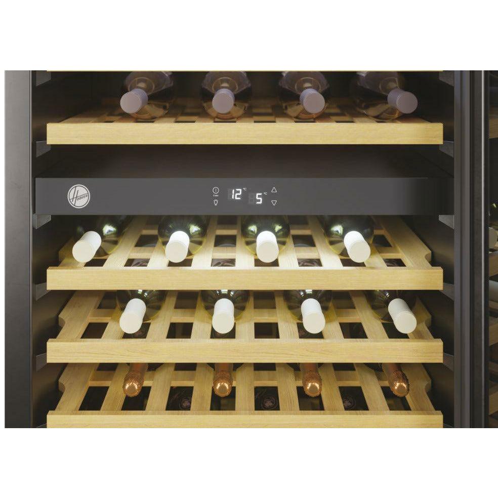 Hoover H-WINE 300 46 Bottles freistehend Weinkühlschrank - Schwarz | HWCB60 UK/N