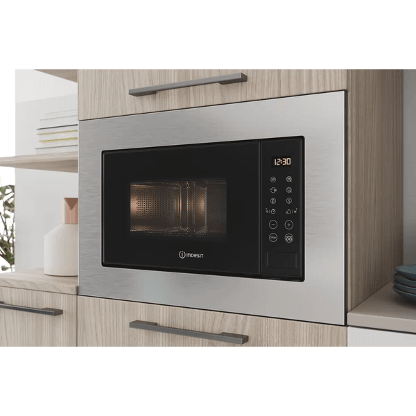 Indesit 20L integriert Mikrowelle - Edelstahl | MWI 120 GX UK