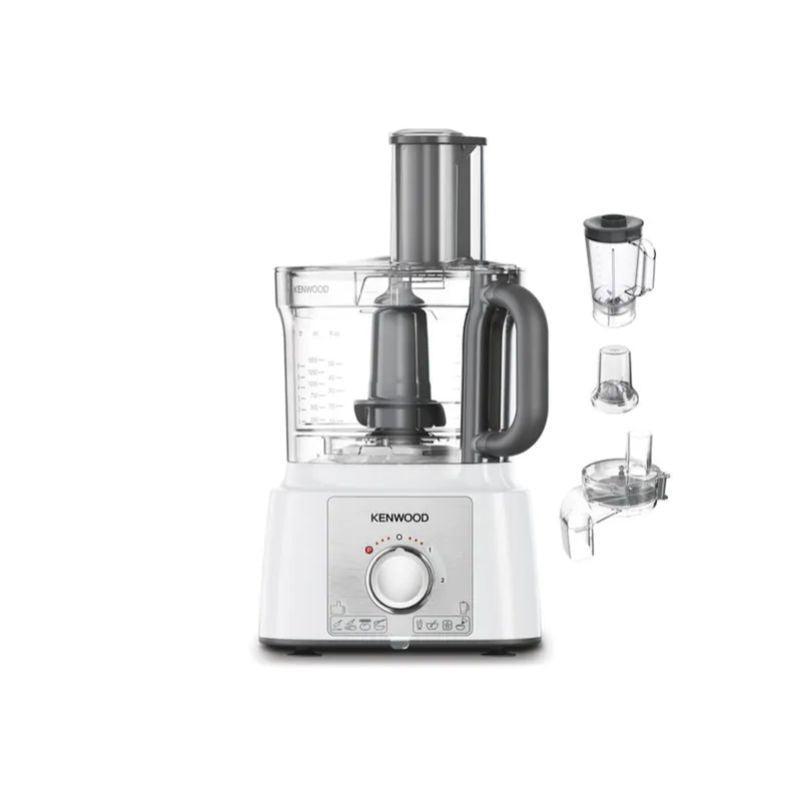 Kenwood Multipro Express 1000W Küchenmaschine - Weiß & Edelstahl | FDP65.860WH