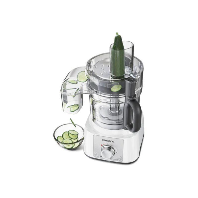 Kenwood Multipro Express 1000W Küchenmaschine - Weiß & Edelstahl | FDP65.860WH