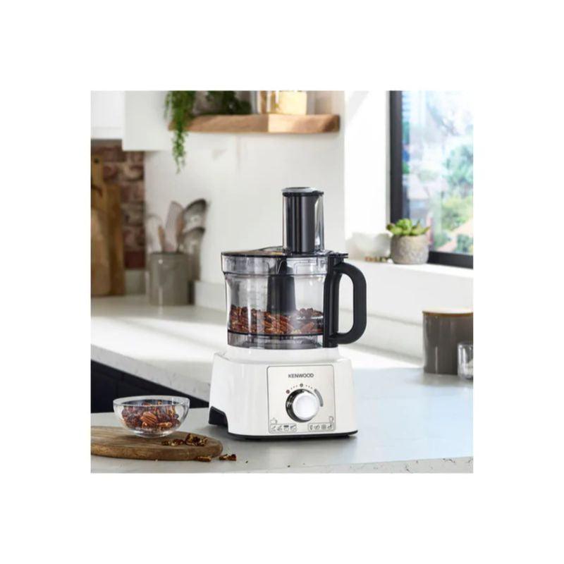 Kenwood Multipro Express 1000W Küchenmaschine - Weiß & Edelstahl | FDP65.860WH