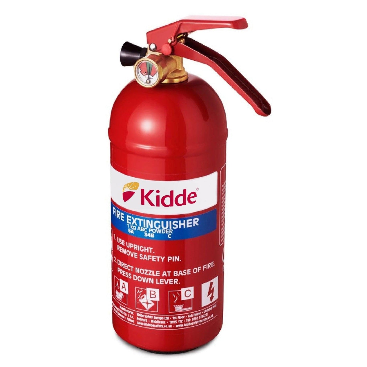 Kidde 1KG Multi Purpose Fire Extinguisher - FSK1KG | FSK1KG