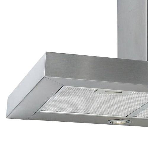 Luxair 100cm Flat Chimney Dunstabzugshaube - Edelstahl | LA-100-FLT-SS
